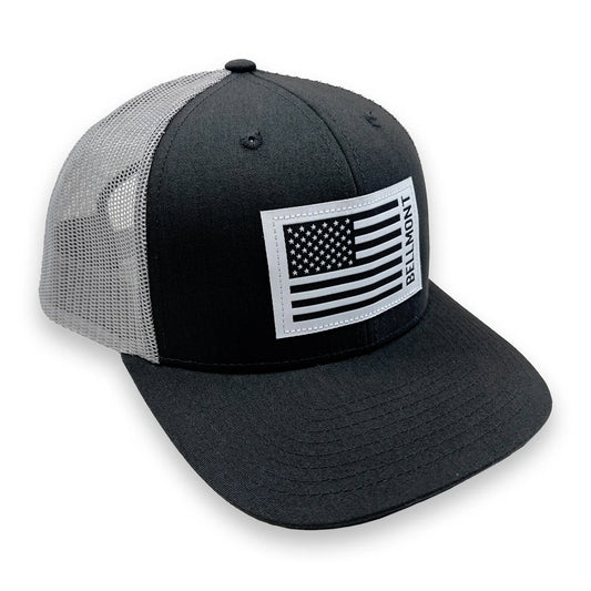 Adjustable Trucker Hat - Black & Grey