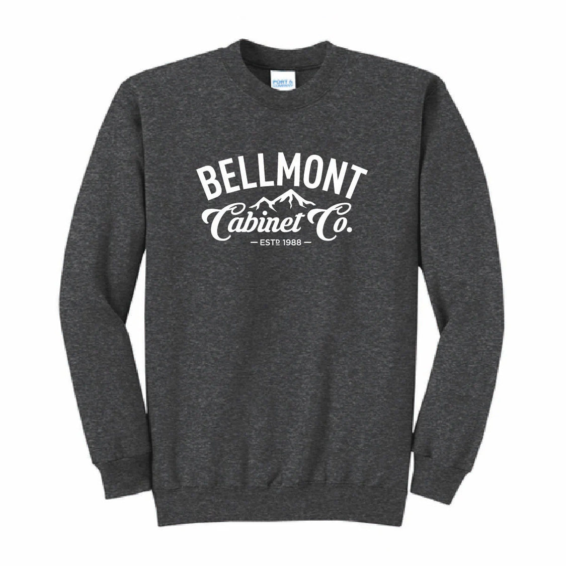Port & Co. Crewneck Sweatshirt - Dark Heather Grey